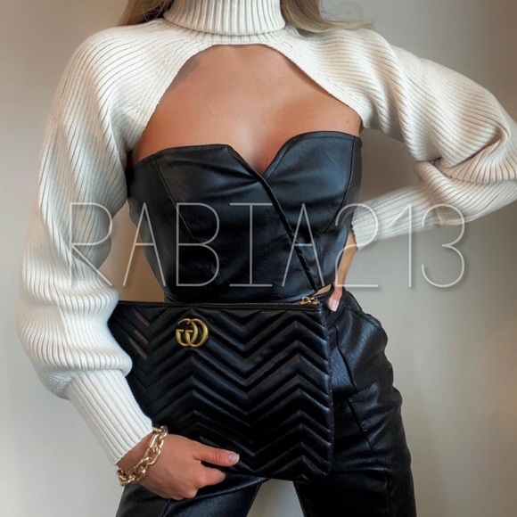 LAST 1!🔥BLOGGERS FAV🔥ZARA KNIT ARM SWEATER - Picture 5 of 16